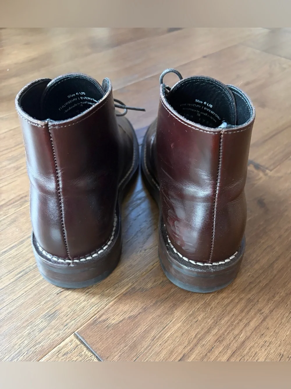 Men’s Thursday Boot Co Scout boots size 6 brown leather